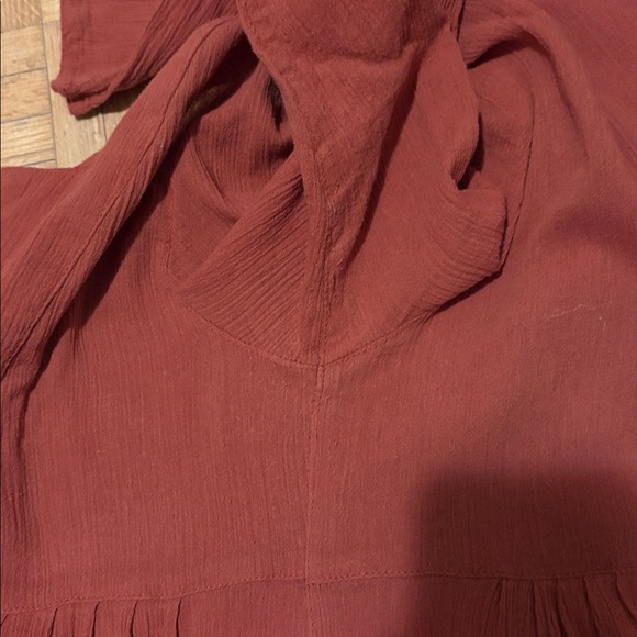 Gudrun Sjoden Rust Button-Down Dress with Pockets - Picture 6 of 12